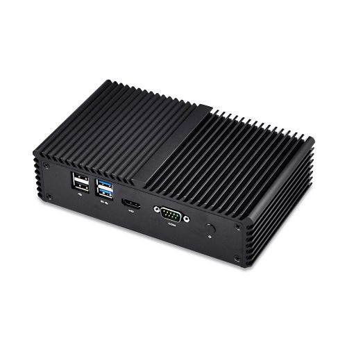  Qotom Mini PC Fanless Dual Core Processor Intel Core i5-4200U,4G RAM 64G SSD Fanless Desktop Industrial Computer