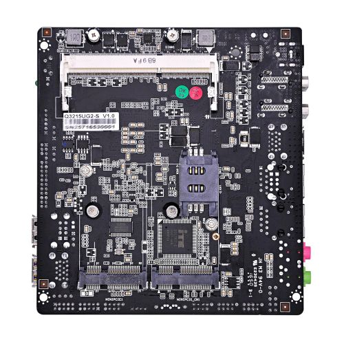  Mini Micro Pc Qotom-Q430S-S08 Intel Core I3-4005U Processor 1.7Ghz 8Gb Ddr3 Ram 32Gb Ssd WiFi, 2 LAN,Dual Display,1 Com,6 USB,7X24 Windows OsLinux