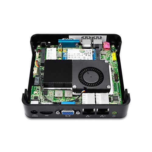  Qotom QOTOM Dual LAN Mini PC Q220S with 4GB RAM 128GB SSD, Intel Core i5-3217U Processor, Dual core up to 2.6 GHz