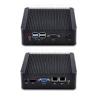 Qotom Economic Mini Desktop 1000GB HDD Quad Core CPU 4GB DDR3 Ram 300M Wifi Bluetooth 1080P X86 Nettop Computers