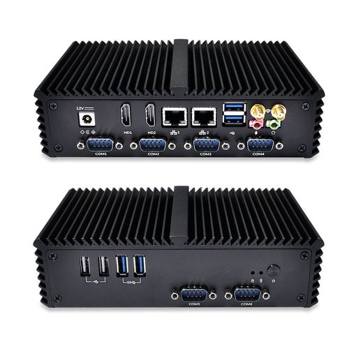  Qotom-Q350P Mini PC Core i5 Support AES-NI Intel Windows 64Bit Linux Fanless Computer (8G RAM + 256G SSD + 300M WiFi)