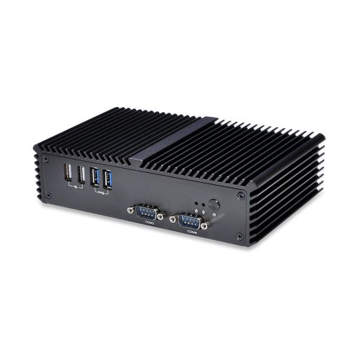  Qotom-Q330P Mini PC Fanless Dual Core Support AES-NI Intel Windows 10 64Bit Linux Computer (8G RAM + 64G SSD + 300M WiFi + Bluetooth 4.0)