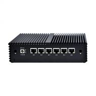 Qotom Firewall Pc celeron 3865U with 4G RAM 16G SSD,6 Intel nic Industrial Mini pc Used as A RouterFirewall ProxyWiFi Access Point