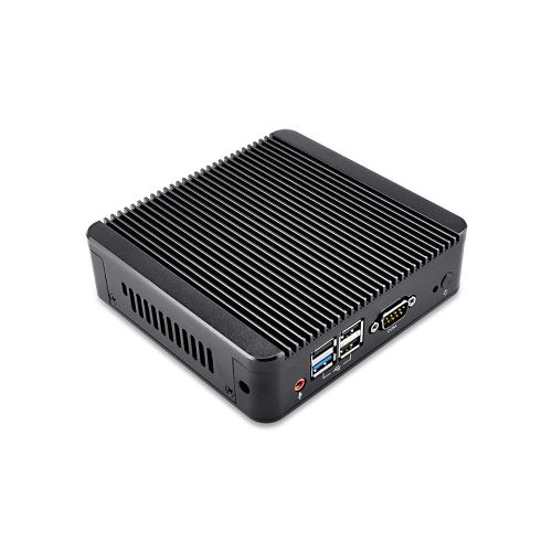  Qotom QOTOM-Q190S Ubuntu Mini PC X86 Computer Quad Core J1900 CPU 2 Gigabit Ethernet 2G Ram 64G mSata SSD support Windows Linux Pfsense