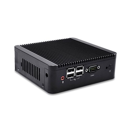  Qotom-Q220S-S02 Windows 7 Support Pfsense Mini PC 2 Gigabit Micro PC Computer Core i5 Fan Mini PC Computer AES-NI X86 Firewall Thin Client (2G RAM + 500G HDD)