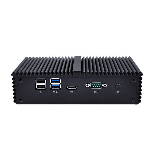  Qotom 6 LAN Thin Client Mini PC with Intel Processor core i5 6200U,Dual core 2.3GHz Support AES-NI 4G RAM 32G SSD Pfsense Firewall