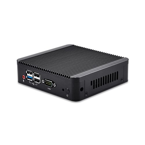  Qotom Tiny Computer Quad Core J1900 HD Graphics 4G Ram 64G SSD 300M Wifi Blu-ray 1080P Thin Client Computers