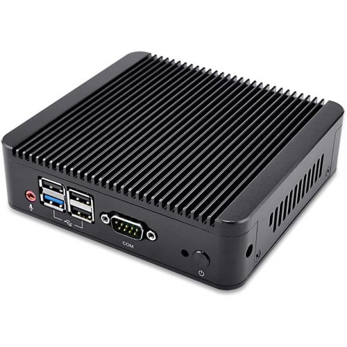  Qotom QOTOM Mini Computer with 8GB RAM 128GB SSD WiFi Quad core Mini PC RS232 Port