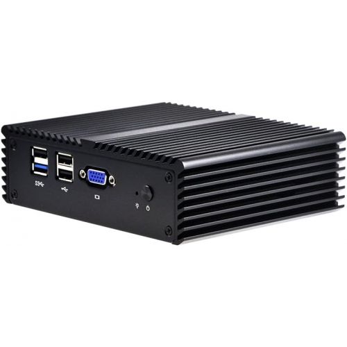  Qotom-Q190G4N-S08 Industrial Mini Computer Celeron Processor J1900 CPU 2.0GHz Quad Core (2G RAM + 256G SSD)