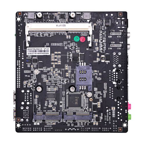  Qotom-Q430P-S08 Fanless PC No Noise Low Power Mini Computer Intel Support Windows 10 Ubuntu Linux with AES-NI (2G RAM + 256G SSD + WiFi + BT 4.0)