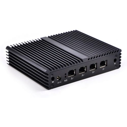  Qotom-Q190G4N-S07 Quad Core Mini Computer Intel Celeron J1900 Support Pfsense as Router Firewall Mini PC (8G RAM + 256G SSD)