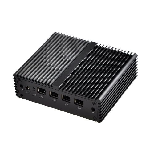  Qotom-Q190G4N-S08 Mini Computer Support Pfsense as Router Firewall Mini PC Quad Core Intel J1900 (2G RAM + 500G HDD)