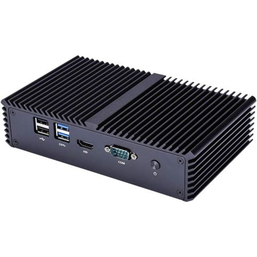  Qotom-Q350G4Y Tiny PC AES-NI Pfsense with Intel Dual Core Core i5-4200Y Fanless Mini Computer (2G RAM + 32G SSD + 300M WiFi + Bluetooth)