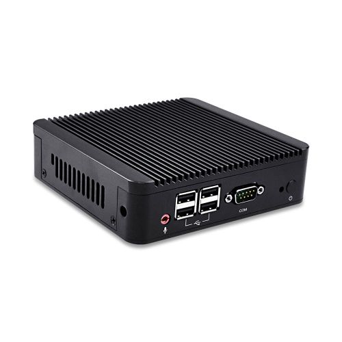  Qotom-Q220N-S01 Ethernet LAN Mini Computer Dual Core Intel 3317U I5 Core Support Windows Linux Ubuntu Small PC (8G RAM + 128G SSD + WiFi + Bluetooth)