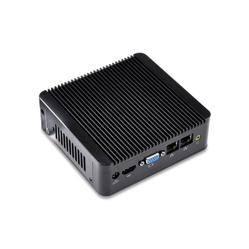  Dual Lan Dual Core fanless mini pc Qotom-107S Celeron Processor 1007U 1.5GHz, Braswell 4G ram 64G SSD Wireless Mini Computer