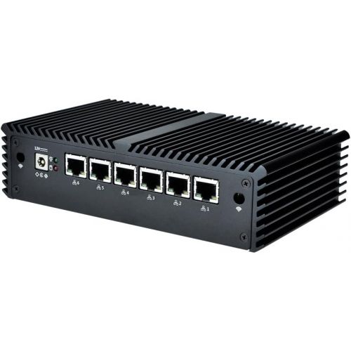  Qotom-Q535G6-S05 Mini PC Core i3 7100U Mini Computer Dual Core with 6 Gigabit Ethernet pfSense (8G DDR4 RAM + 64G MSATA SSD)