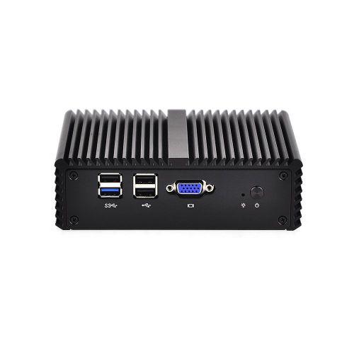  Qotom QOTOM-Q190G4N-S08 New barebone home router mini pc J1900(NO RAM,NO SSD,WIFI+2 antennas)