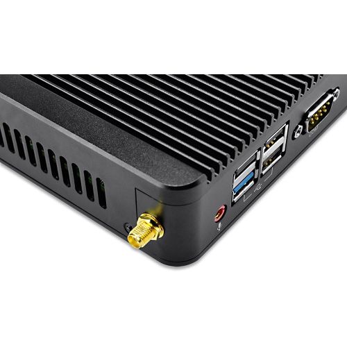  Qotom mini pc 2 ehternet 128gb Ssd 8gb Ram Wifi Htpc Computer with Intel J1800 Cpu gaming desktop pc