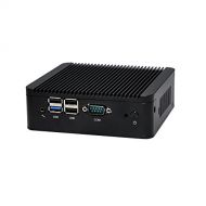 Qotom X86 Fanless Mini Pc with quad core baytrail J1900 2gb Ram 1Tb Hdd Wifi Windows 7 pro Q190n low power pc