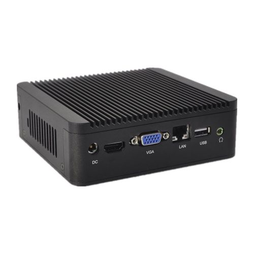  Qotom X86 Fanless Mini Pc with quad core baytrail J1900 2gb Ram 1Tb Hdd Wifi Windows 7 pro Q190n low power pc