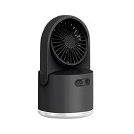 Qstars Humidifier Fan 2-in-1 Desktop Mini Portable USB Charging Fan, Desktop Cooling Fan for Room, Home, Office, Dorm Sterilizer, Humidifier & Purifier