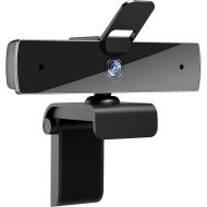 [아마존베스트]Webcam with Microphone and Privacy Cover, [Upgraded] Qtniue FHD Webcam 1080p, Desktop or Laptop and Smart TV USB Camera for Video Calling, Stereo Streaming and Online Classes