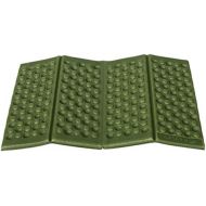 [아마존베스트]Quaanti Moisture-Proof Folding EVA Foam Pads Mat Cushion Seat Camping Park Picnic Foldable 38x27CM Damp Proof Floor Seating Pads mat (Army Green)