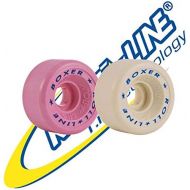 Quad Roller Skating Roll-Line Boxer Freestyle Outdoor Wheels (Set of 8, 55mm, Hardness 57D)