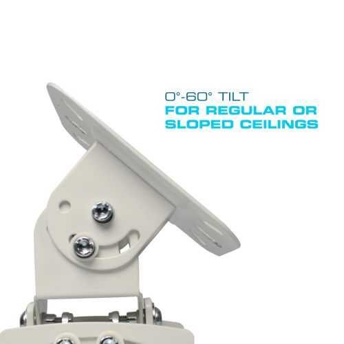  [아마존베스트]QualGear PRB-717-WHT Universal Ceiling Mount Projector Accessory