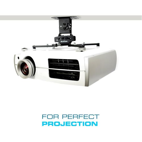  [아마존베스트]QualGear PRB-717-Blk Universal Ceiling Mount Projector Accessory,Black Mount