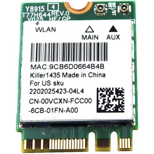  VRA Dell Killer1435 Wireless WiFi Bluetooth Card Model QCNFA344A 0VCXN 00VCXN