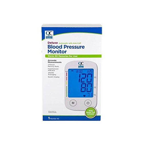  Quality Choice Deluxe Blood Pressure Monitor w/Arm Cuff 1 Count Each (9)