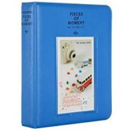 Quality Photo Instax Mini Photo Album. 64 Pocket Polaroid Mini Pocketsize Album. Compatible with Fuji Mini Instax Camera Films. (Cobalt)