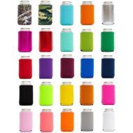 [아마존베스트]QualityPerfection 25 Beer Can Cooler Sleeves, Soda, Drink Coolies for Personalized Sublimation, HTV, Vinyl Sleeves | DIY Customizable for Parties, Events or Weddings, Bulk (25, 25