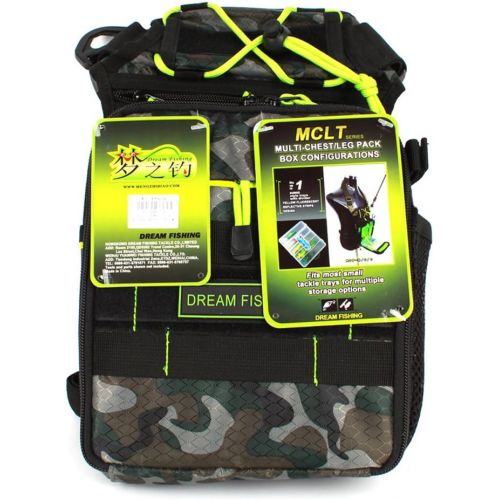  [아마존베스트]QualyQualy Fishing Bag Chest Bag Camouflage Fishing Tool Carrier Travel Bag Fishing Rod Bag