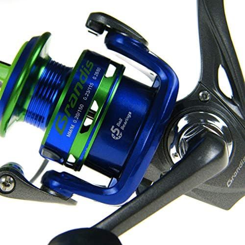  [아마존베스트]QualyQualy GRANDIS YOLO GD900Alumminum Mini Spinning Reel Fishing Reels Spool Fishing Gear