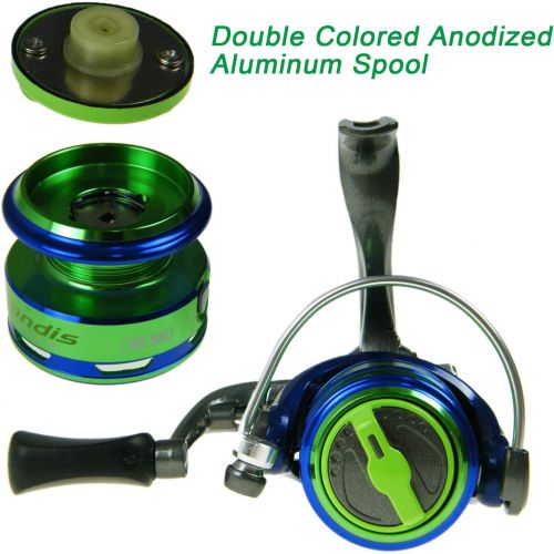  [아마존베스트]QualyQualy GRANDIS YOLO GD900Alumminum Mini Spinning Reel Fishing Reels Spool Fishing Gear