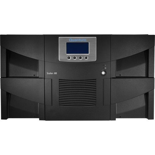  Quantum Scalar i80 Library with Two IBM LTO-6 Tape Drives (80 Slots, Dual Power Supplies, Advanced Features, SAS)