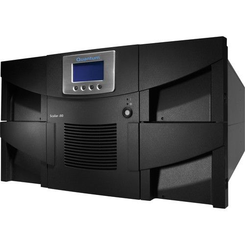  Quantum Scalar i80 Library with One LTO-6 Tape Drive (50 Slots, SAS)