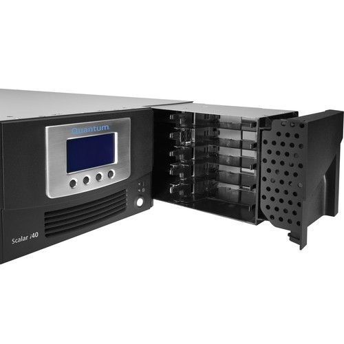  Quantum Scalar i80 Library with Two LTO-6 Tape Drives (50 Slots, Fibre Channel)