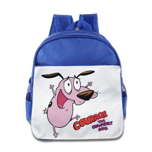  Quasi Courage The Cowardly Dog 5 Cartoon Custom Children Kids Girls Boys Baby School Bags Book Bags Backpack