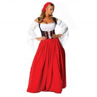 Que Sera Quesera Womens Oktoberfest Costume Renaissance Halloween German Beer Maid Costume