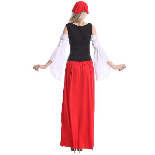  Que Sera Quesera Womens Oktoberfest Costume Renaissance Halloween German Beer Maid Costume