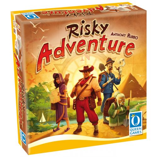  Queen Games Risky Adventure Family Dice Board Game