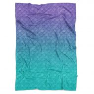 Queen of Cases Ariel Mermaid Disney Inspired Fleece Blanket - Mini Fleece Blanket 35x27in - Soft Throw