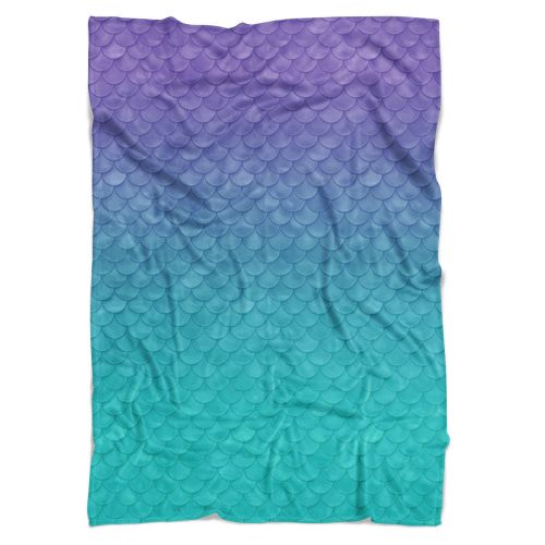  Queen of Cases Ariel Mermaid Disney Inspired Fleece Blanket - Mini Fleece Blanket 35x27in - Soft Throw