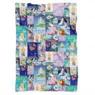 Queen of Cases Fantasyland Disney Inspired Fleece Blanket - Large Fleece Blanket 80x60in - Soft Throw