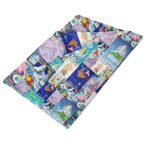  Queen of Cases Fantasyland Disney Inspired Fleece Blanket - Large Fleece Blanket 80x60in - Soft Throw