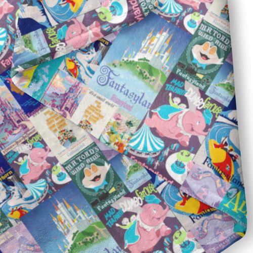  Queen of Cases Fantasyland Disney Inspired Fleece Blanket - Large Fleece Blanket 80x60in - Soft Throw