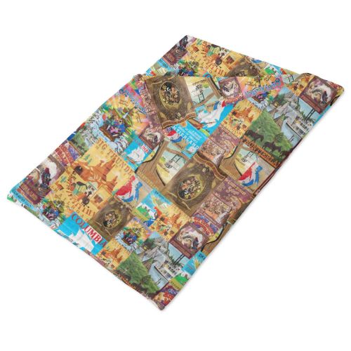  Queen of Cases Frontierland Disney Inspired Fleece Blanket - Small Fleece Blanket 50x40in - Soft Throw